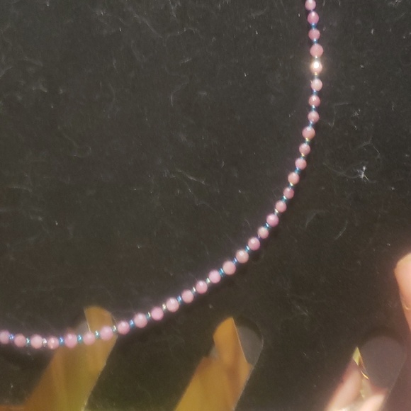 Nstural ruby choker necklace handmade - Picture 6 of 8